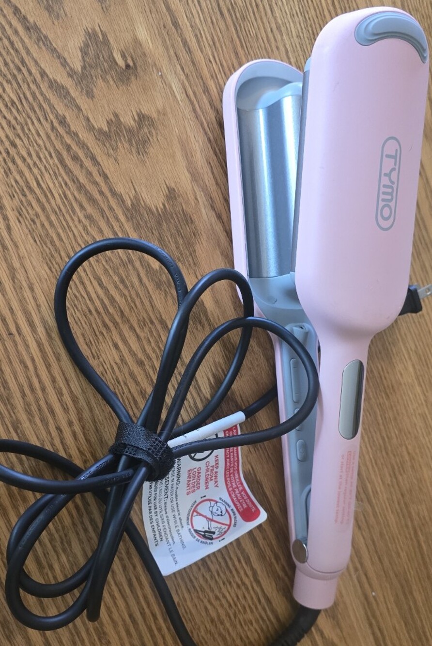 TYMO Rovy Wave Curling Iron Pink Beach Waves Like New